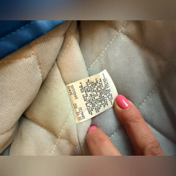 Vintage New York Giants Satin bomber Jacket nfl retro collectible size XL - Picture 5 of 8